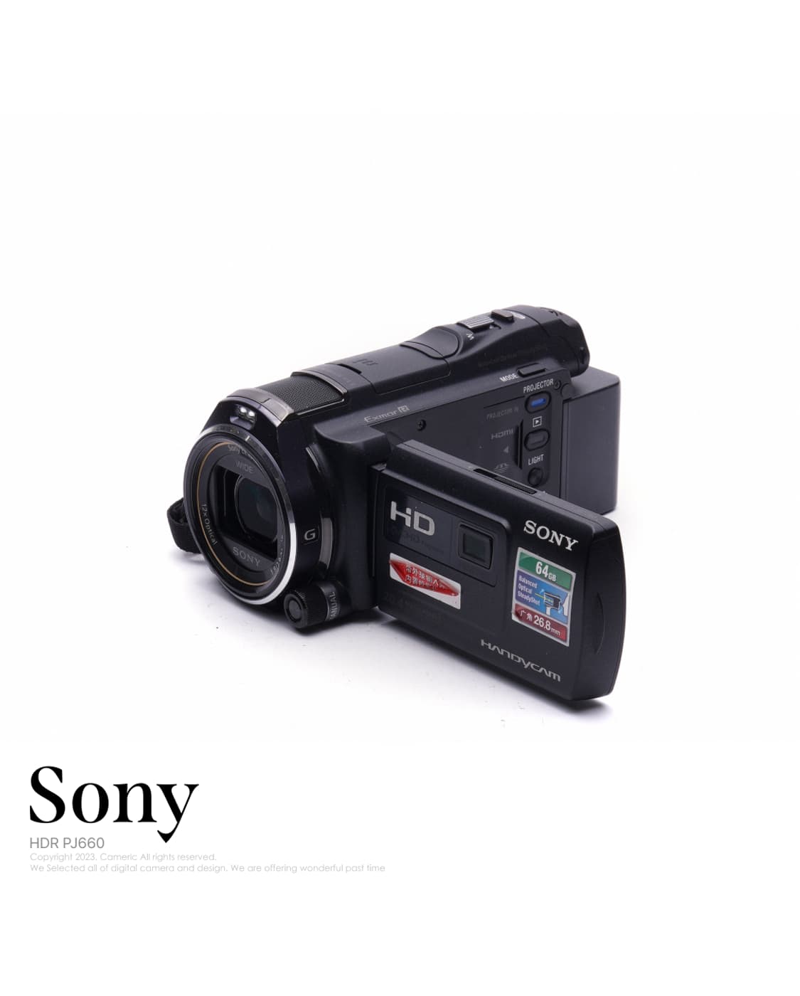(🎥하이엔드) 소니SONY HDR-PJ660E 빈티지 캠코더 상품이미지1