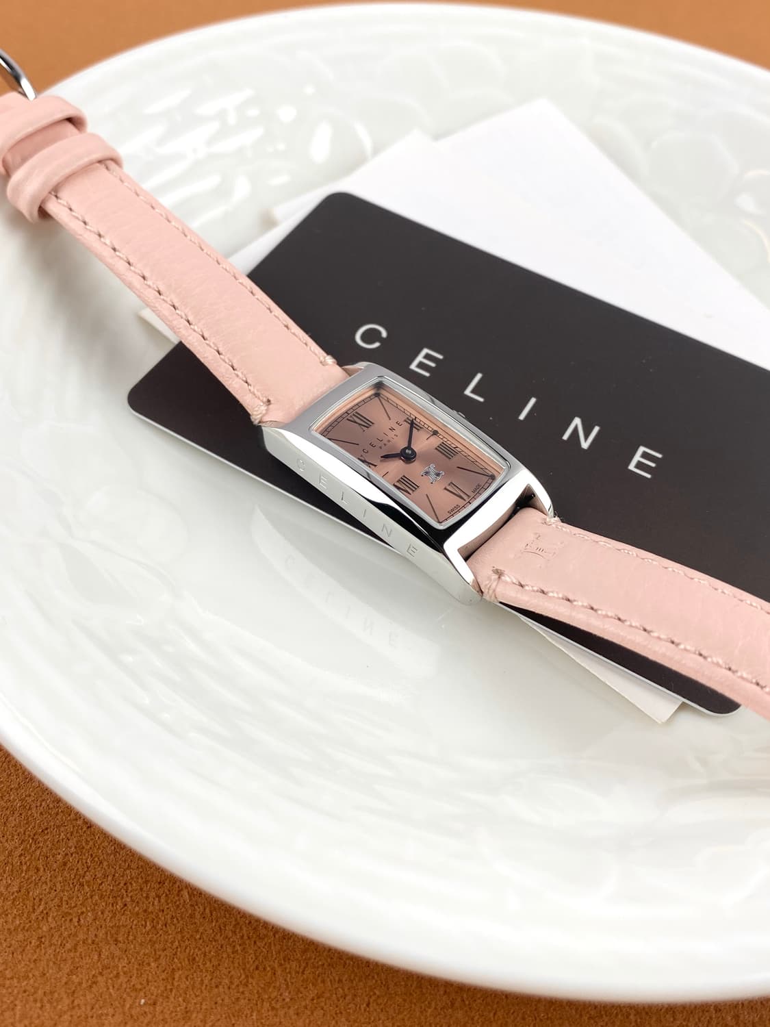  [FULL SET]CELINE lady pink square watch 상품이미지2