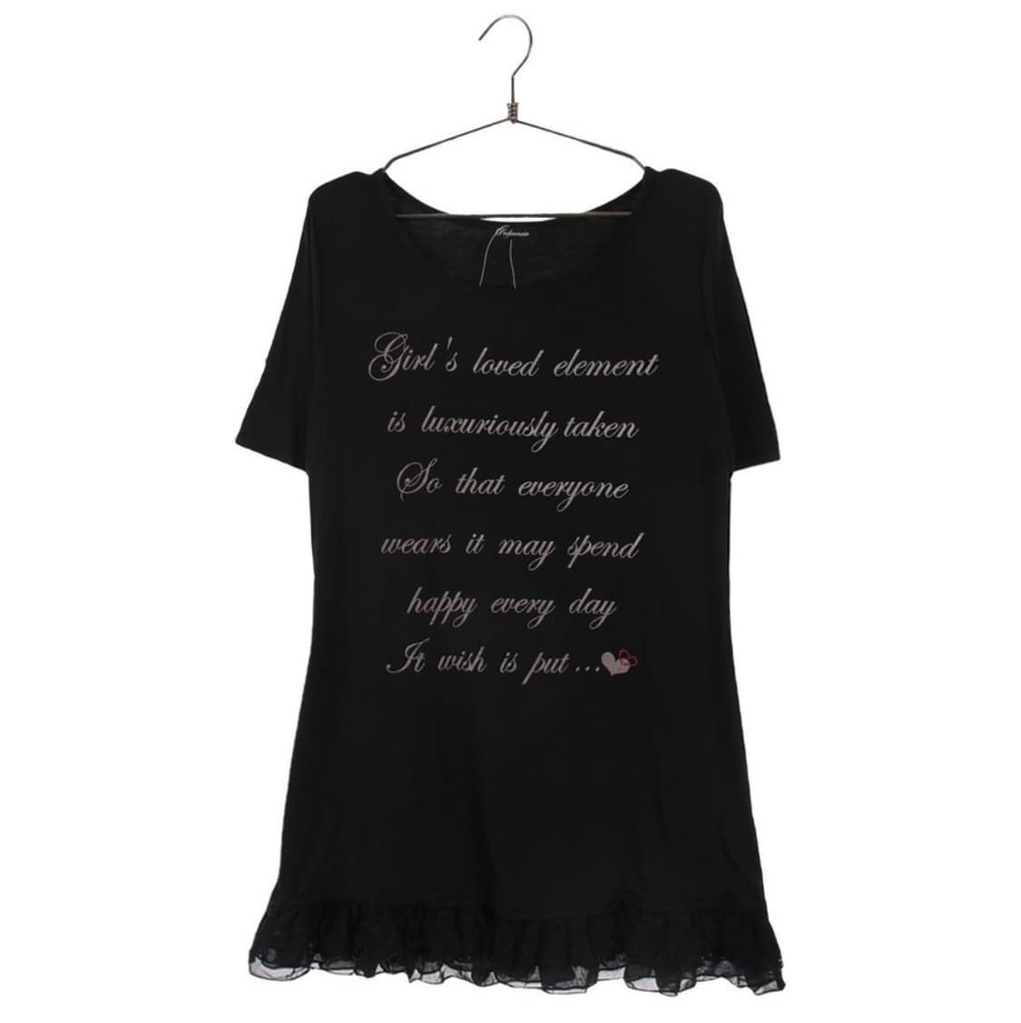 프릴 폴리 혼방 원피스 상품이미지1