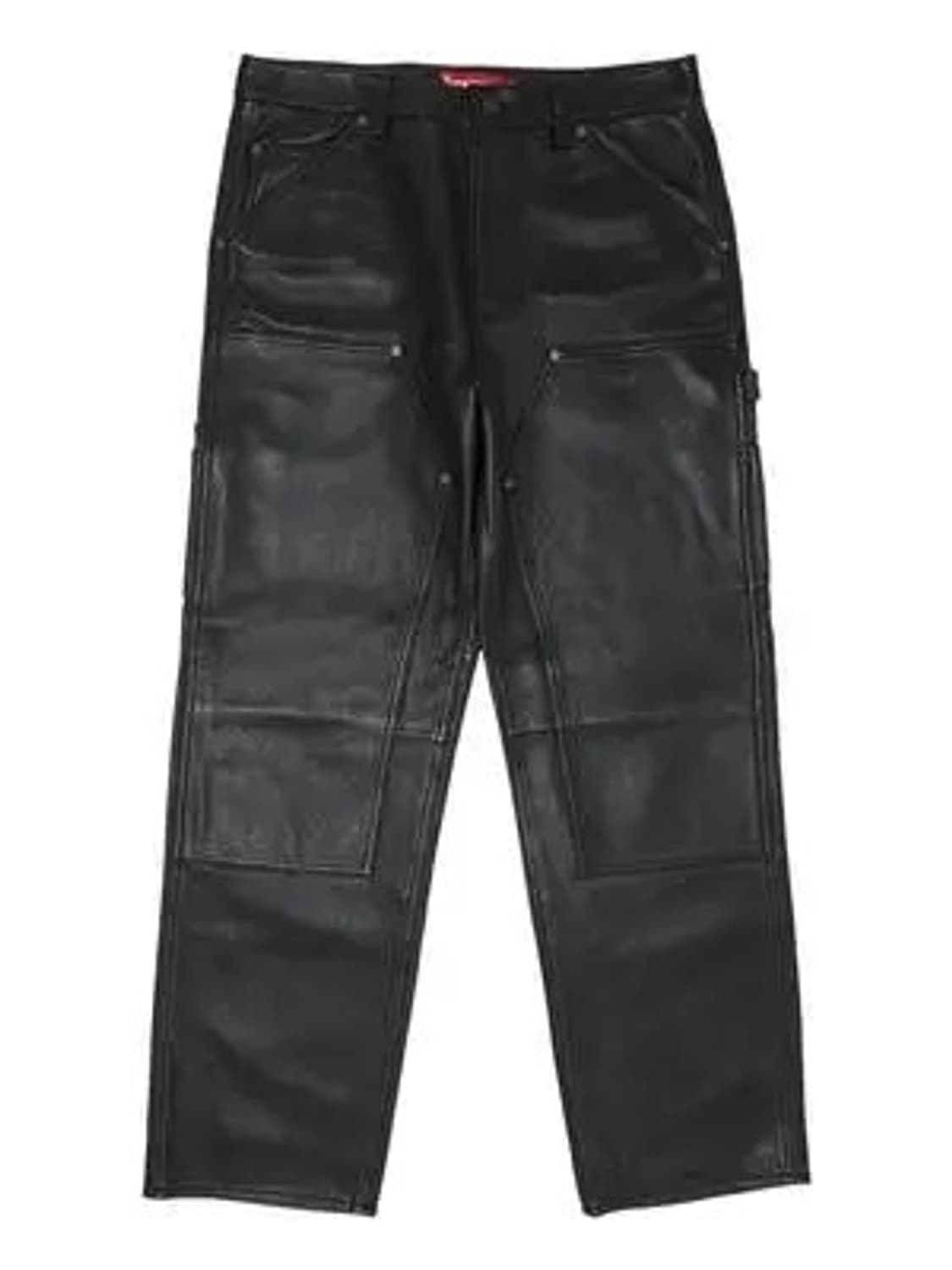 슈프림 더블 니 레더 카펜터 팬츠 블랙 23fw 상품이미지2