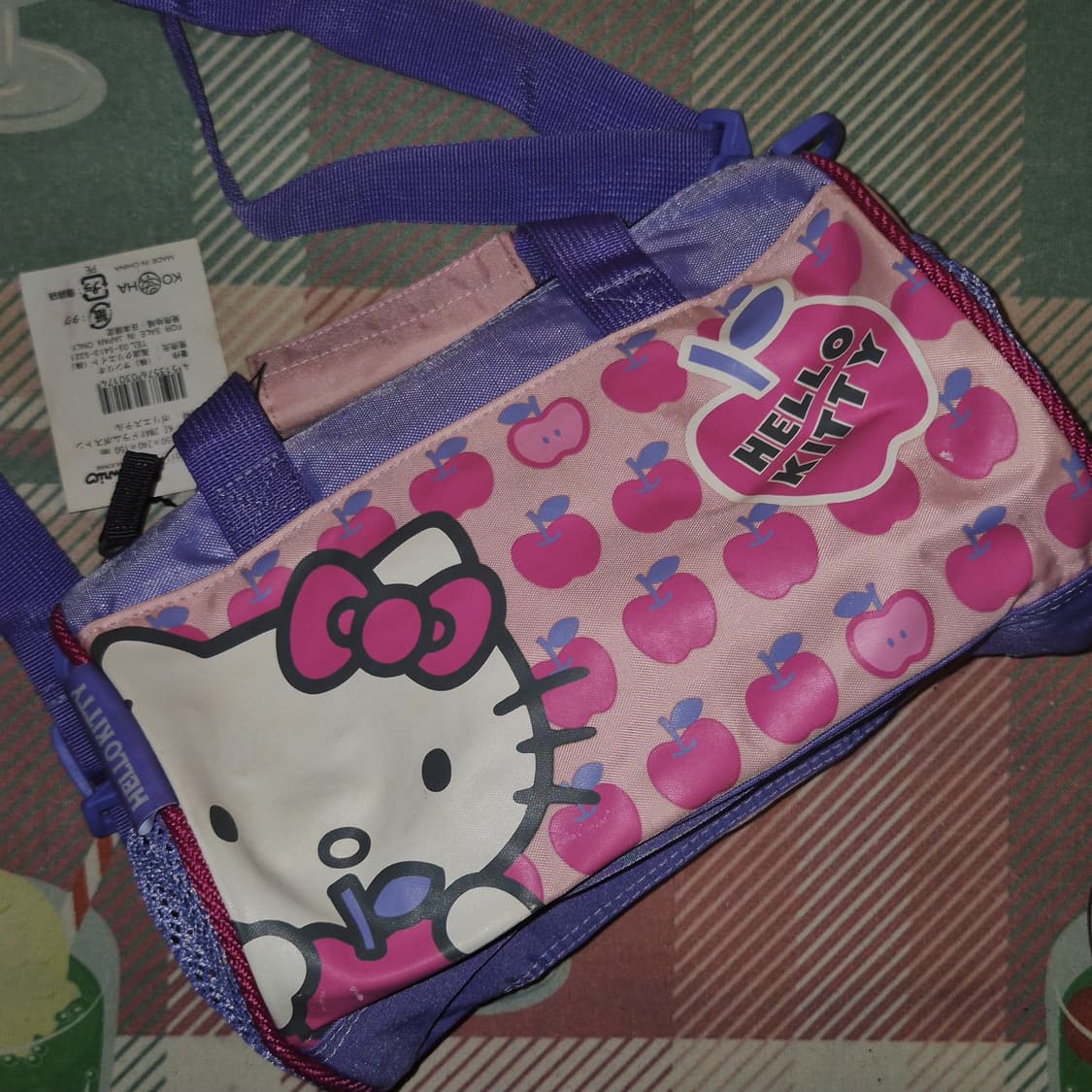 05s 헬로키티 사과 나일론 미니 보스턴백 상품이미지9