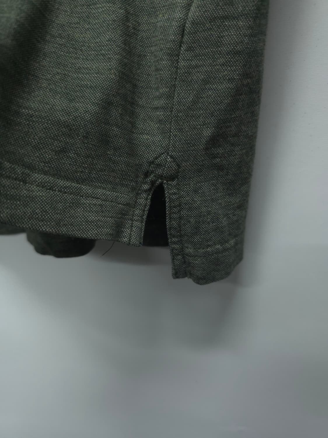 ​타미힐피거 슬림핏 멜란지 카키 피케 카라티 (100) 상품이미지5