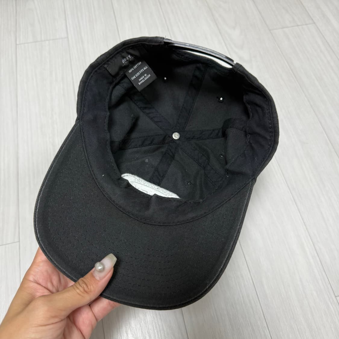 빈티지 오베이 캠프캡 상품이미지4
