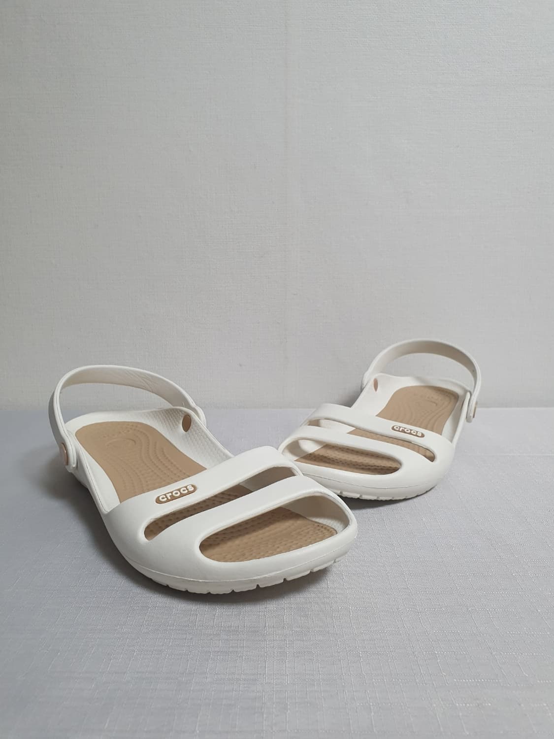250mm 크록스 클레오2 여성 샌들 화이트 W8 상품이미지6