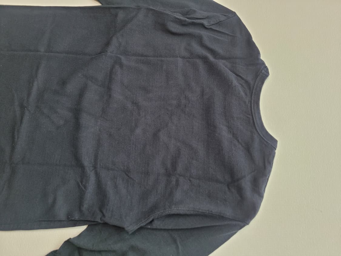 스파오 SPAO 남자 긴팔 라운드티 XL 블랙 상품이미지10