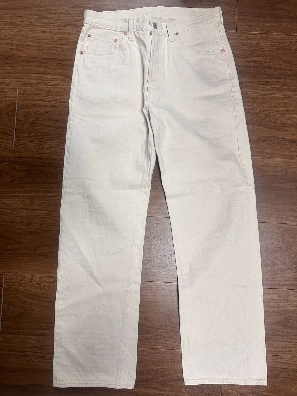 레인저빈티지 1940s 화이트 데님 셀비지 에크루진 상품이미지2