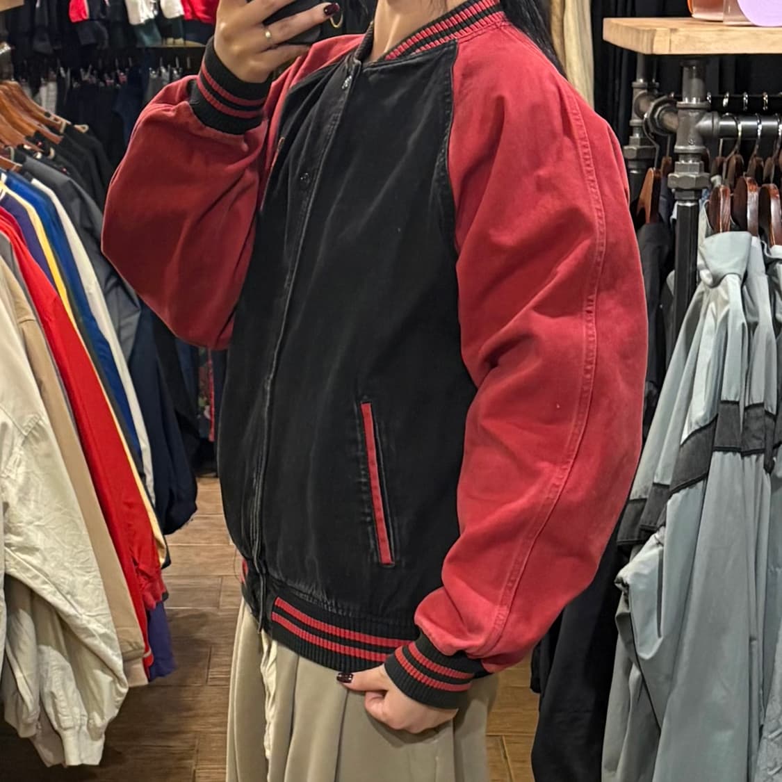 [HI] VTG 데님바시티자켓 블랙 상품이미지3