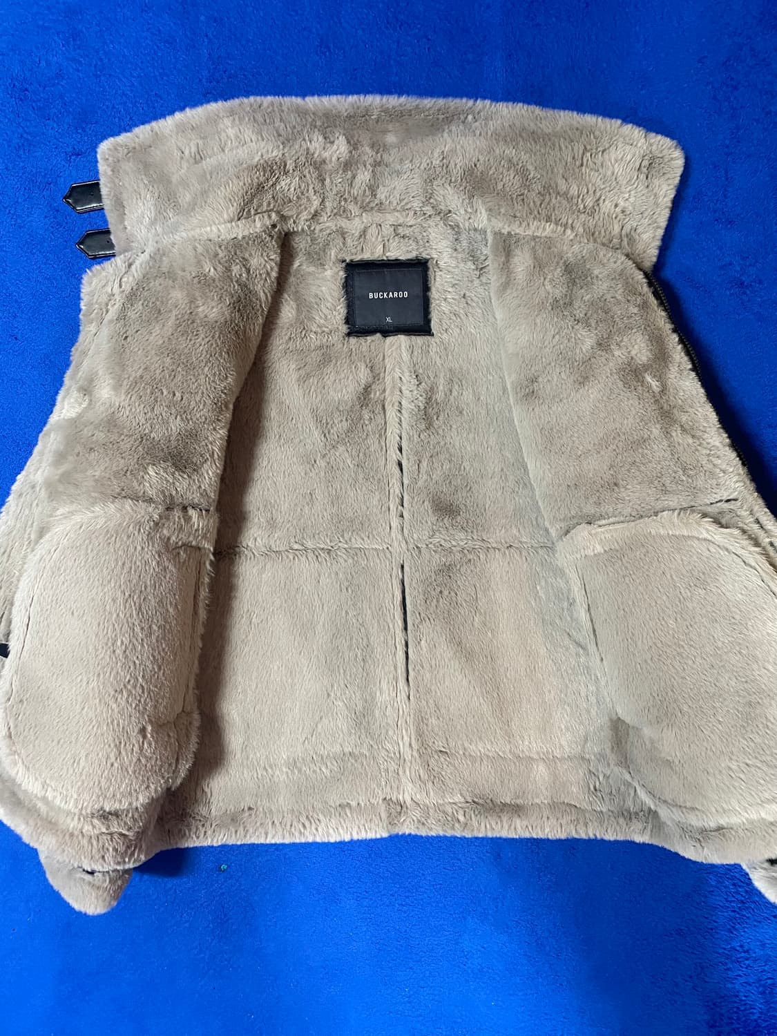 BUCKAROO 버커루 B-3 하이넥 빈티지 스타일 무스탕 자켓 XL 상품이미지4