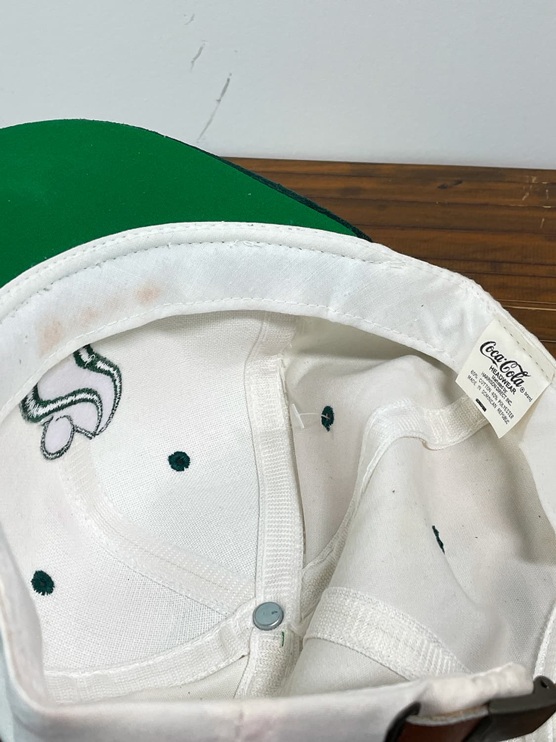 90s Coca Cola golf vintage cap 상품이미지4