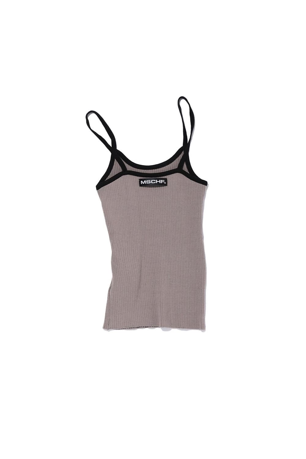 Rhombus Knit Sleeveless Camisole (Brown) 상품이미지3