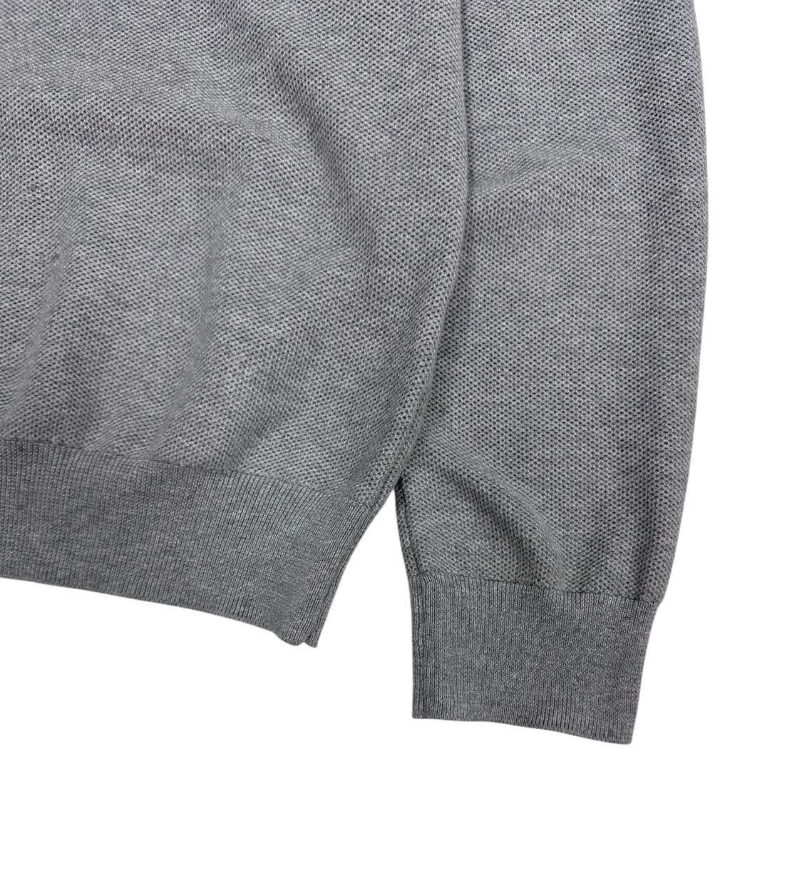 폴로 피마코튼 반집업 니트 웜그레이 (XL~2XL) 상품이미지6