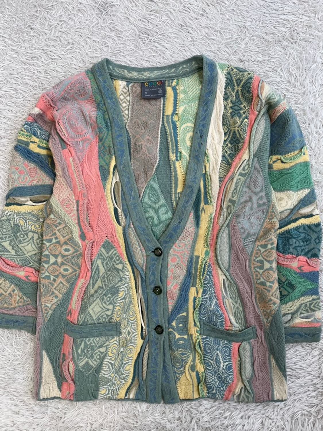 쿠지 케이블 니트 가디건/#3012 상품이미지1