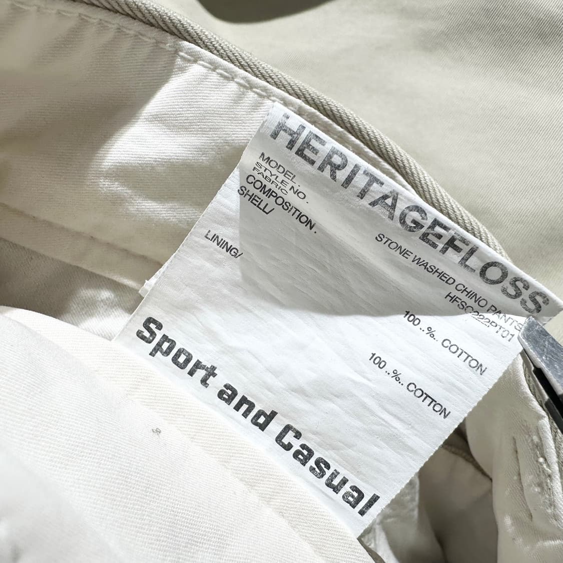 헤리티지플로스 치노 팬츠 상품이미지8