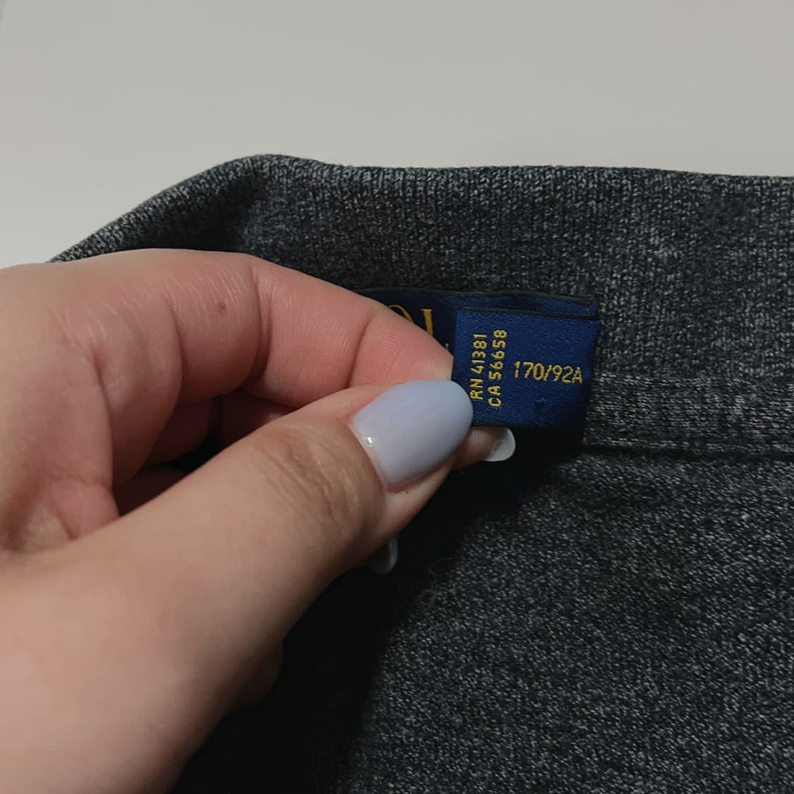 [정품] 폴로 챠콜 / 화이트포니 반팔카라티 [ S ] 상품이미지5