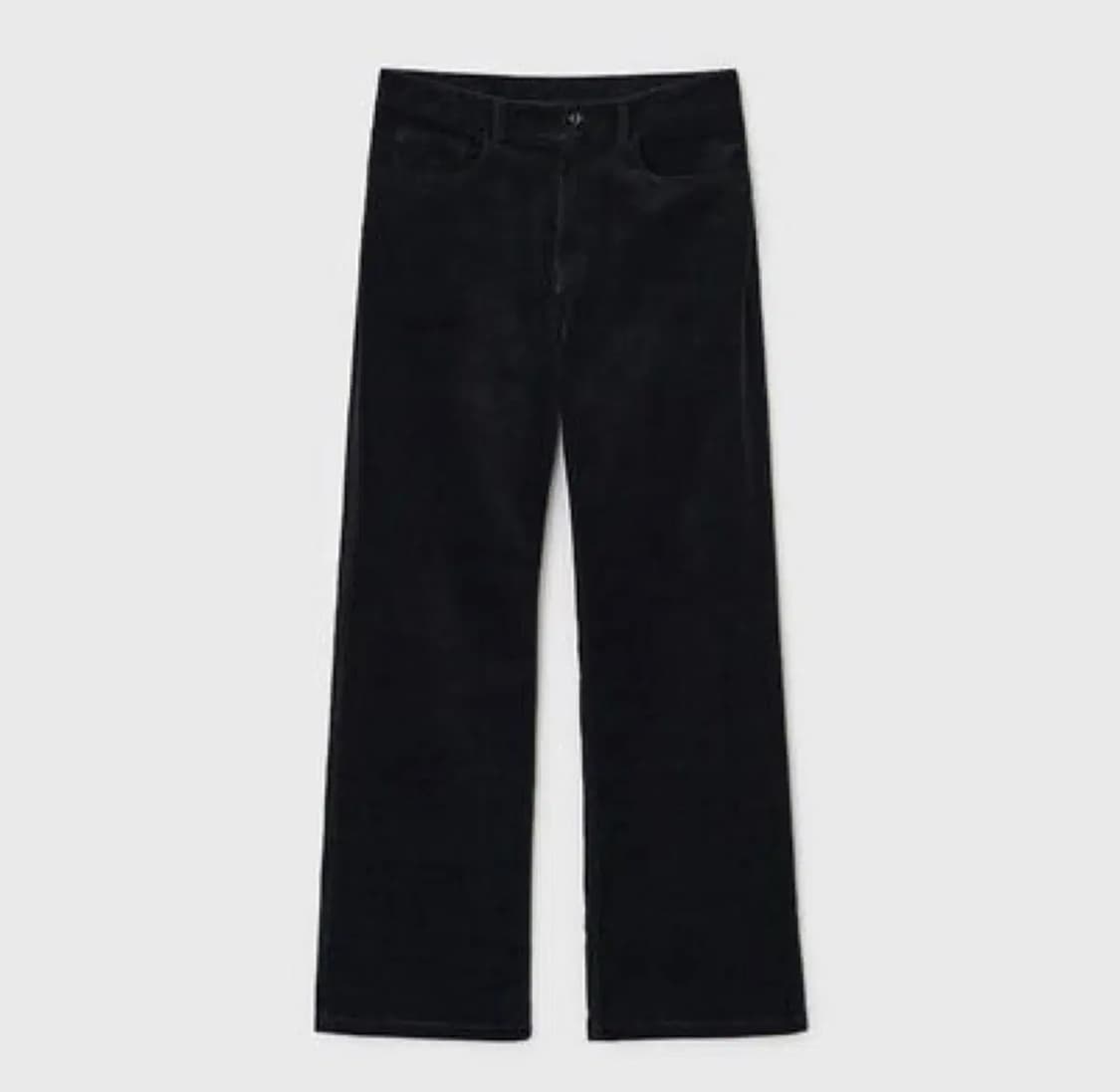 벨리에 코듀로이 트루와이드팬츠 블랙 34 상품이미지1