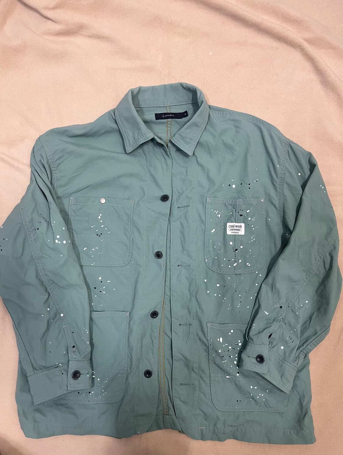 Rageblue 페인팅 워크자켓 상품이미지1