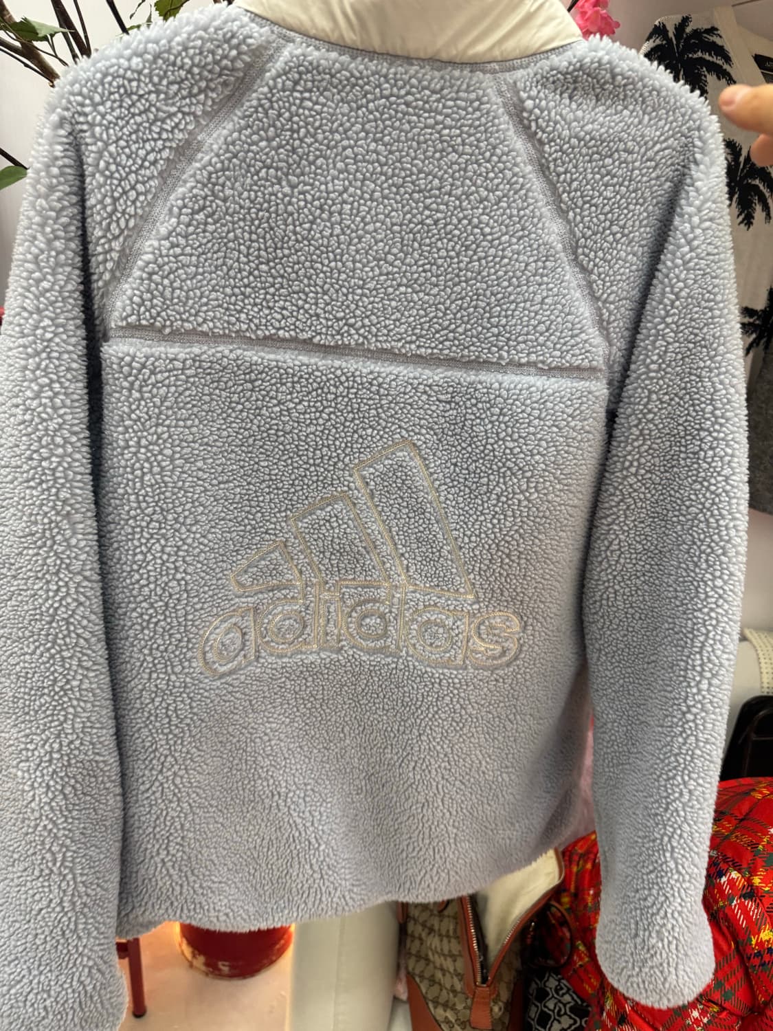 adidas 리버서블 패딩 & 쉐르파 플리스 자켓 - 상태우수 상품이미지6