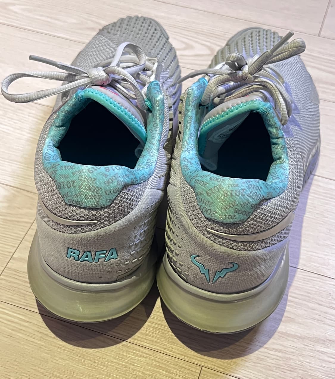 나이키 줌 베이퍼 케이지 4 라파 메탈릭실버 테니스화 275 새제품 상품이미지4