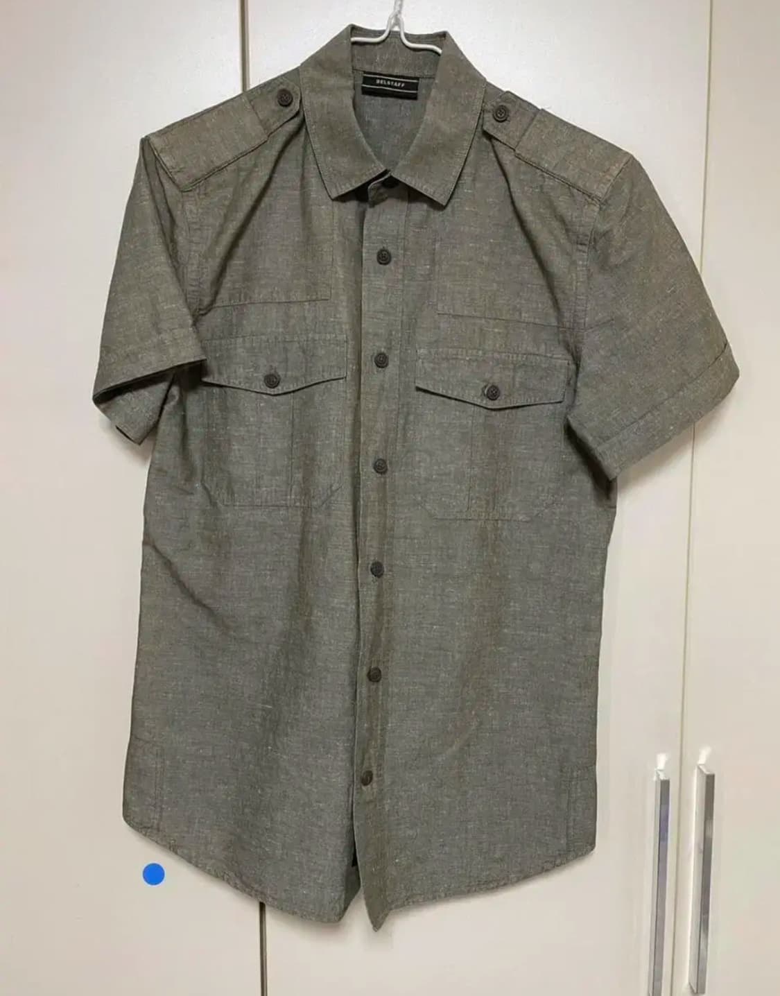 벨스타프 Belstaff 남성 반팔셔츠 S size (린넨& 면) 상품이미지1