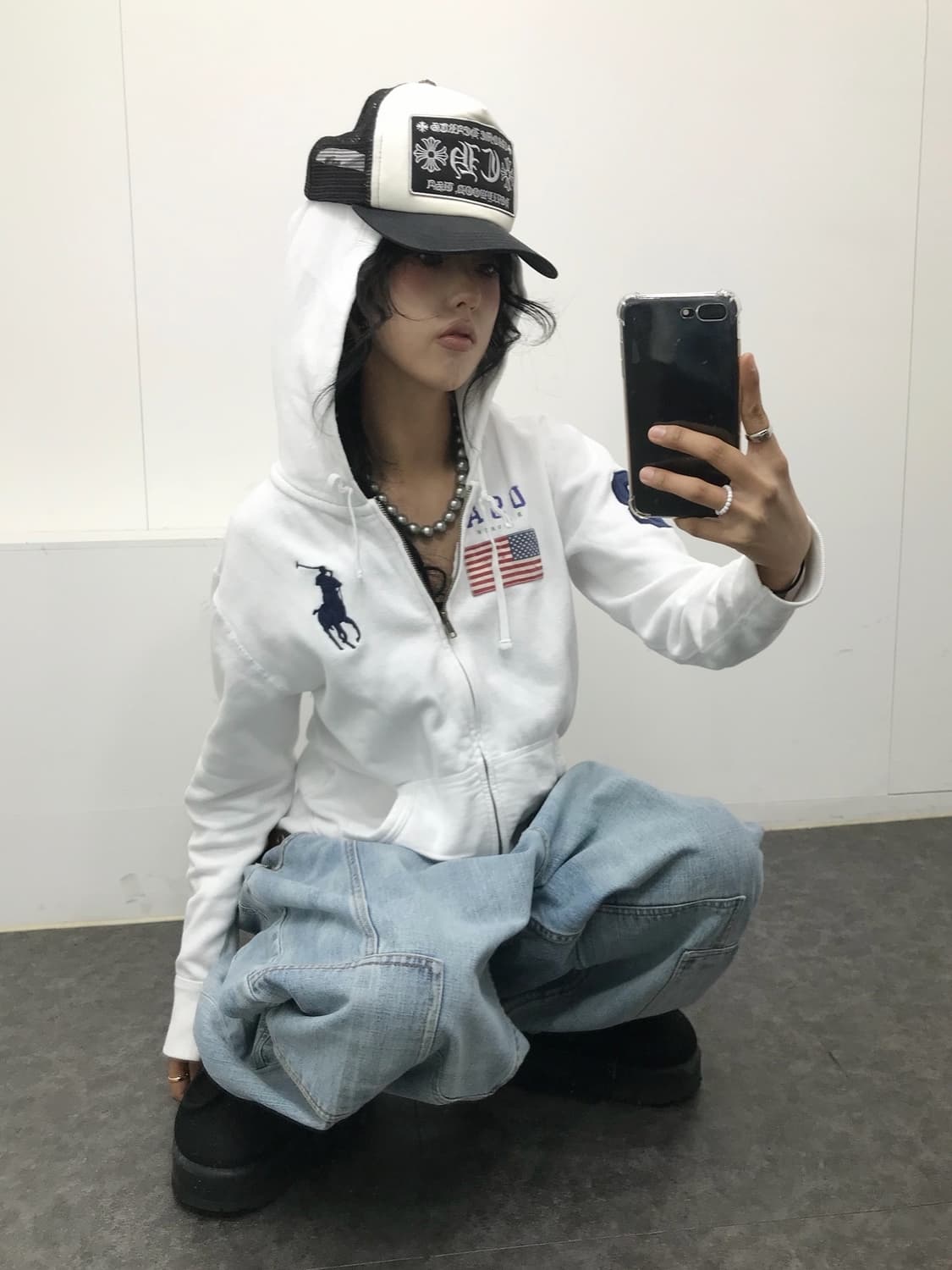 Polo Big Pony Hood Zip-Up 상품이미지5