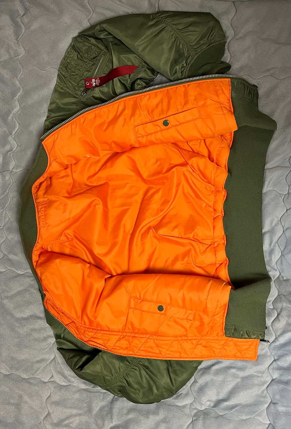 알파인더스트리 ma-1 세이지 상품이미지4