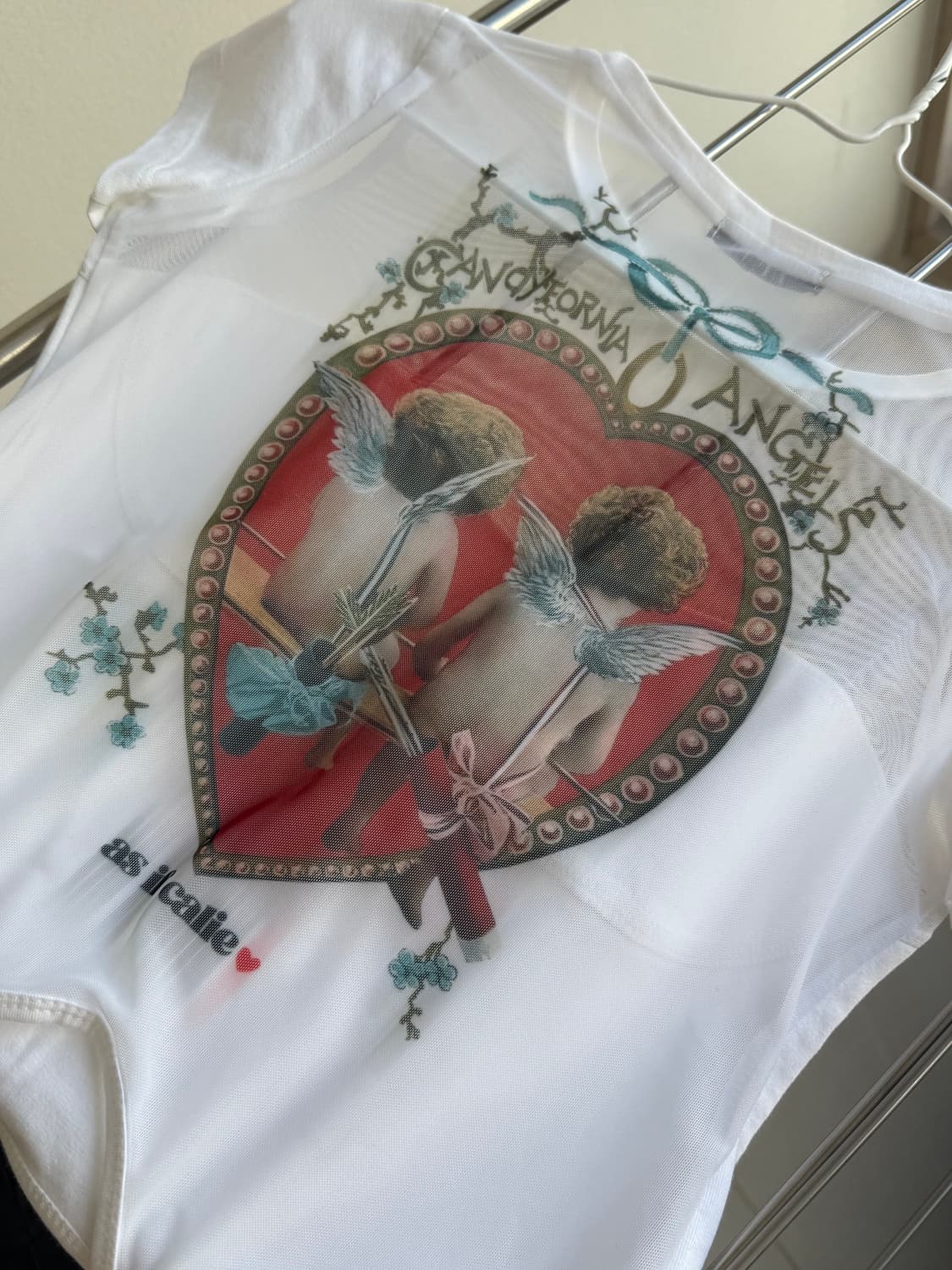 As If Calie 코르셋 메쉬 티셔츠 (29cm) 애즈이프칼리 자라 상품이미지10