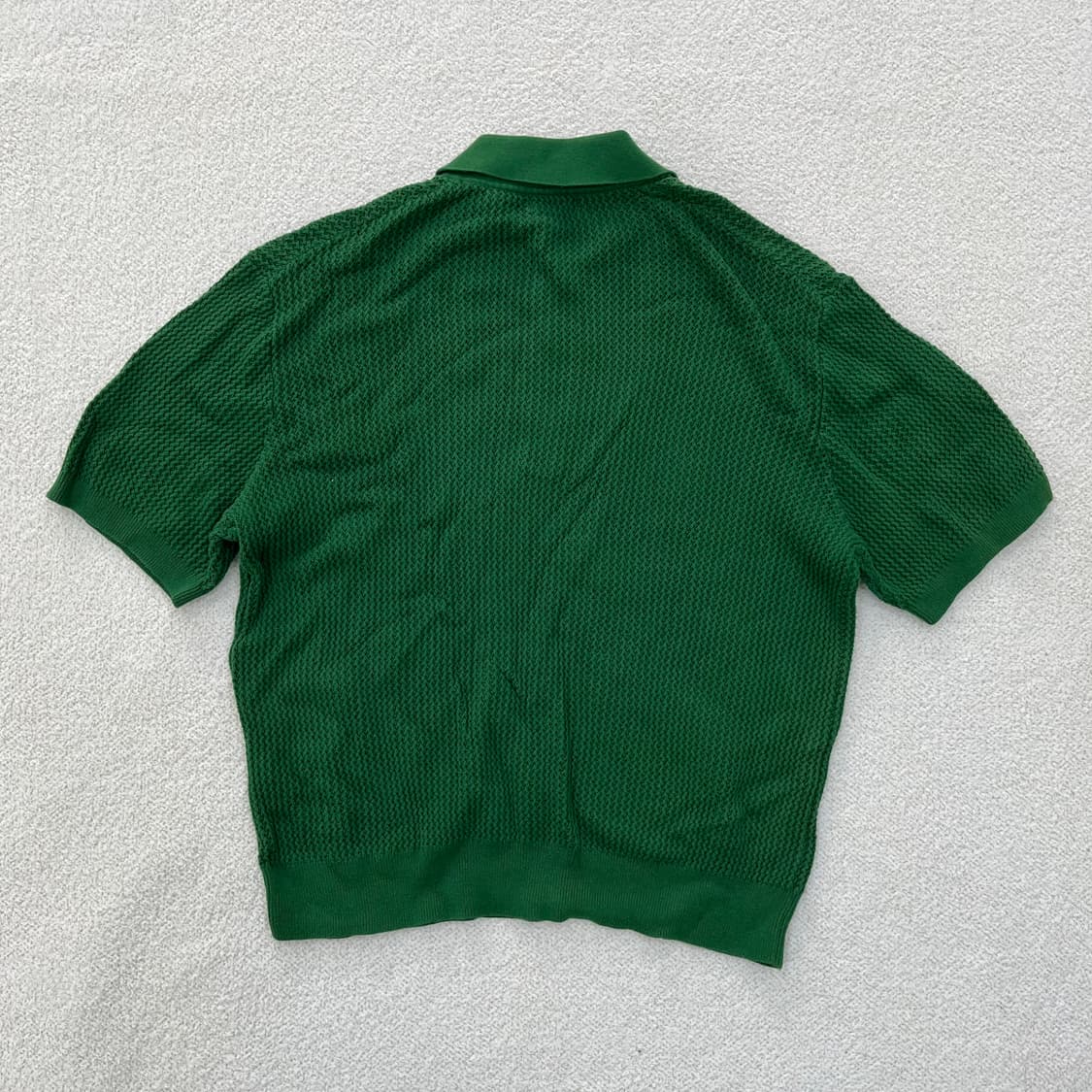 M 무신사 크로셰 니트 반팔 카라티 0304M 상품이미지4