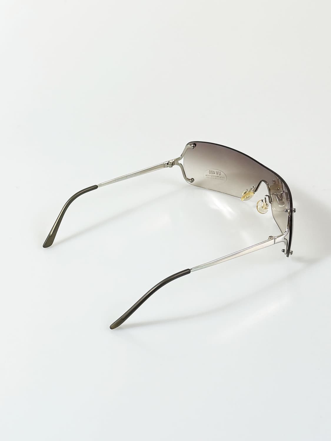 90s INKOGNITO 무테 스퀘어 쉴드 고글 빈티지 선글라스 상품이미지4