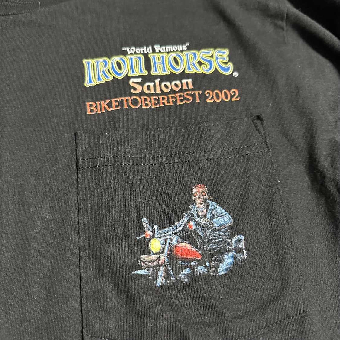 00s JENSEN IRON HORSE 프린팅 롱슬리브 상품이미지5