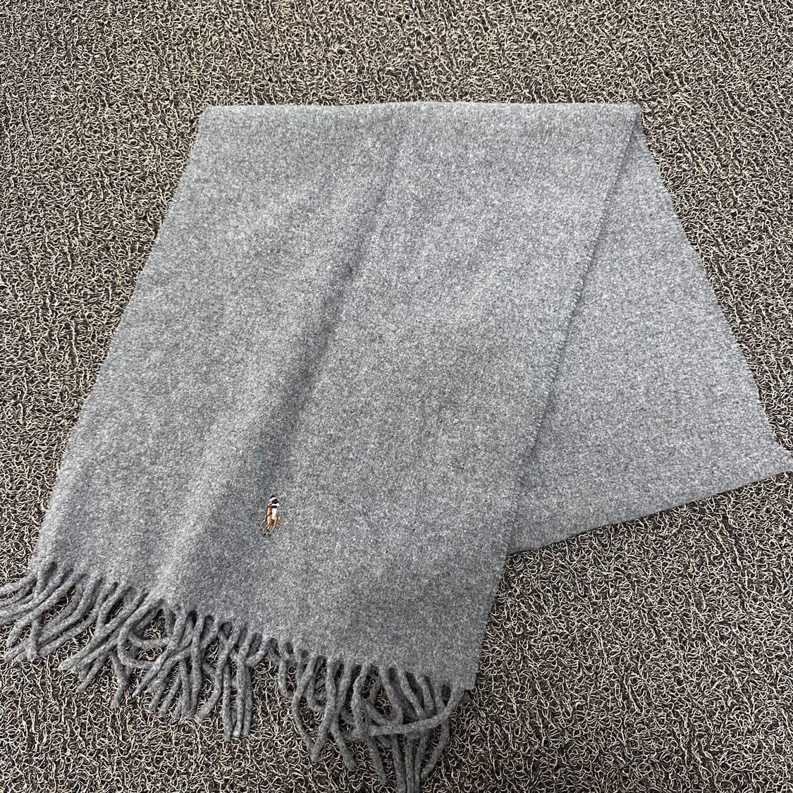 POLO 폴로 랄프로렌 머플러 울 목도리 그레이 상품이미지5