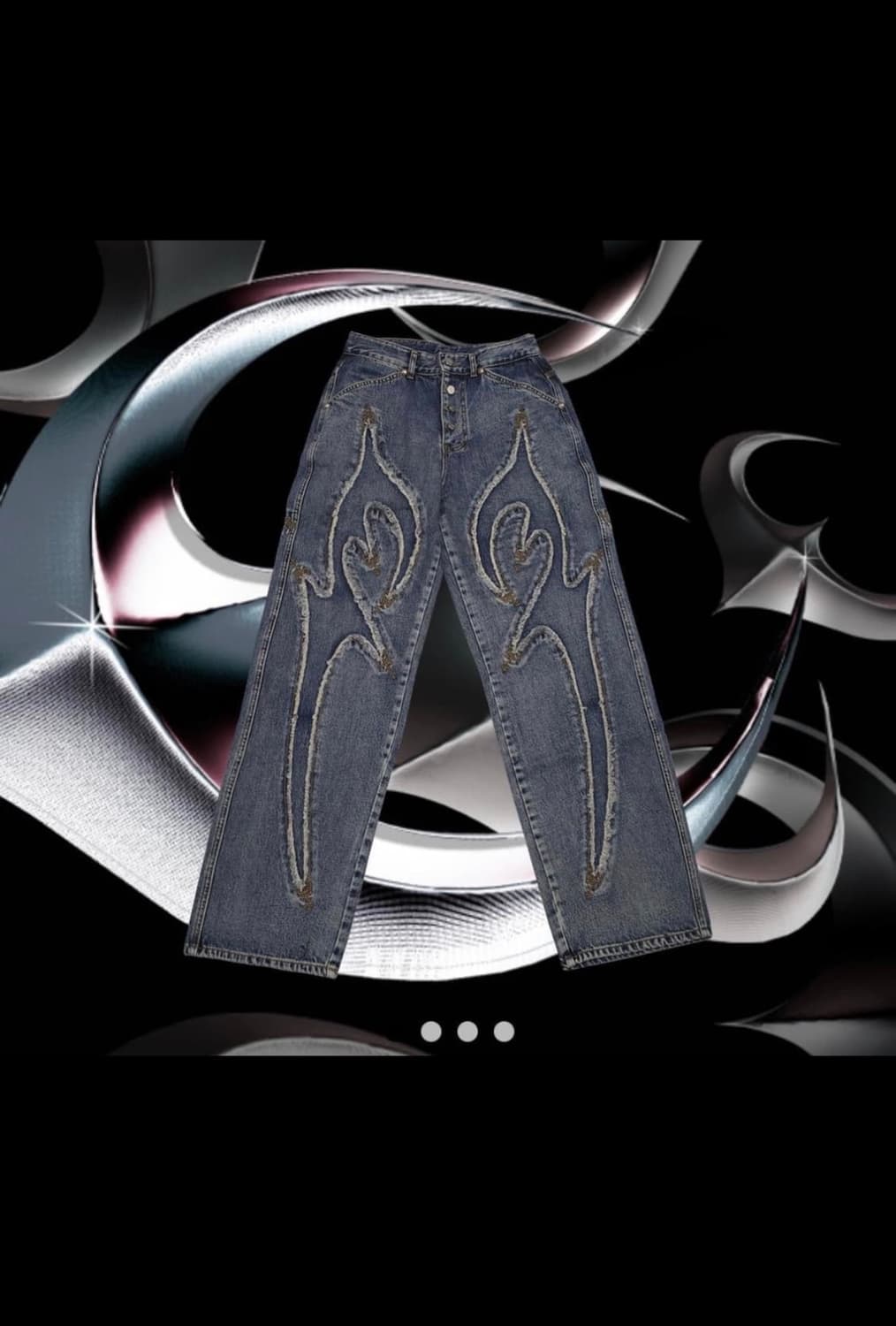 떠그클럽 데님 트라이벌 팬츠 (2) 상품이미지1