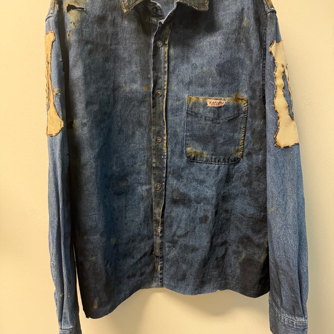 빈티지 코팅왁스 커스텀 데님자켓  상품이미지6