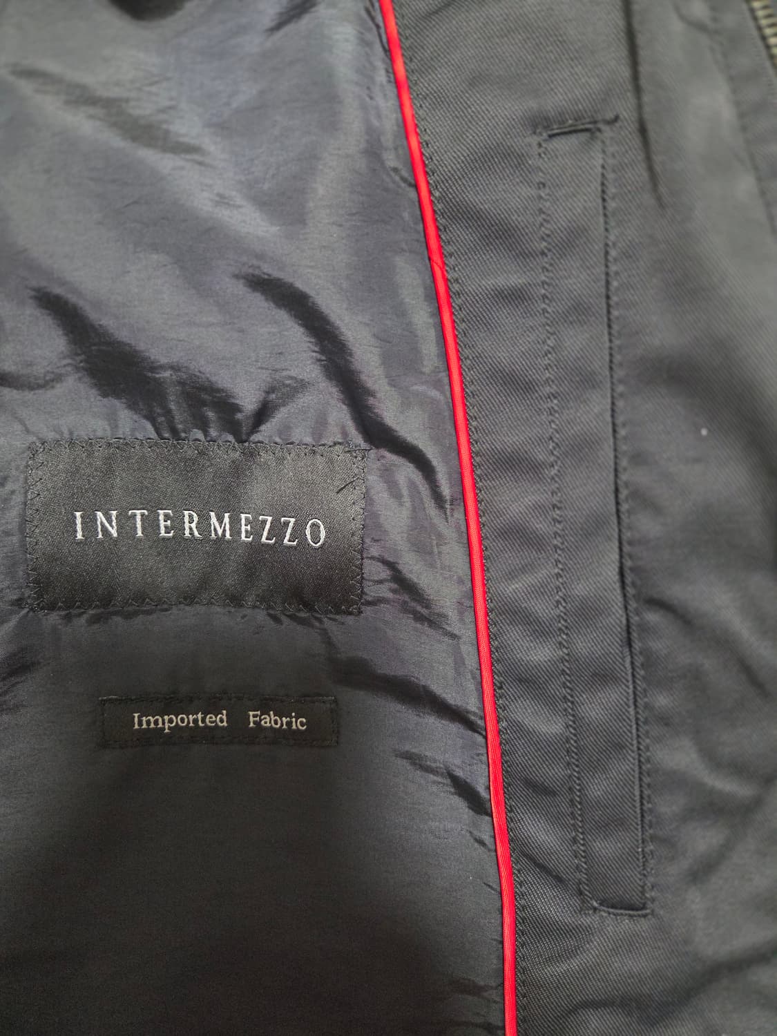 인터메조 가죽 트리밍 자켓 상품이미지5