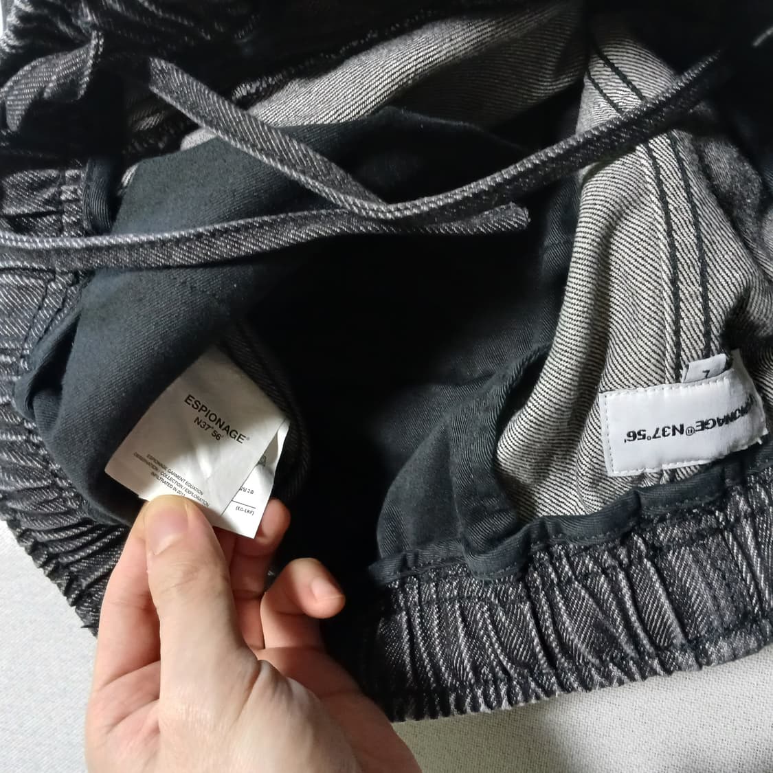 에스피오나지 필드 51 데님 흑청 반바지 버뮤다 상품이미지6