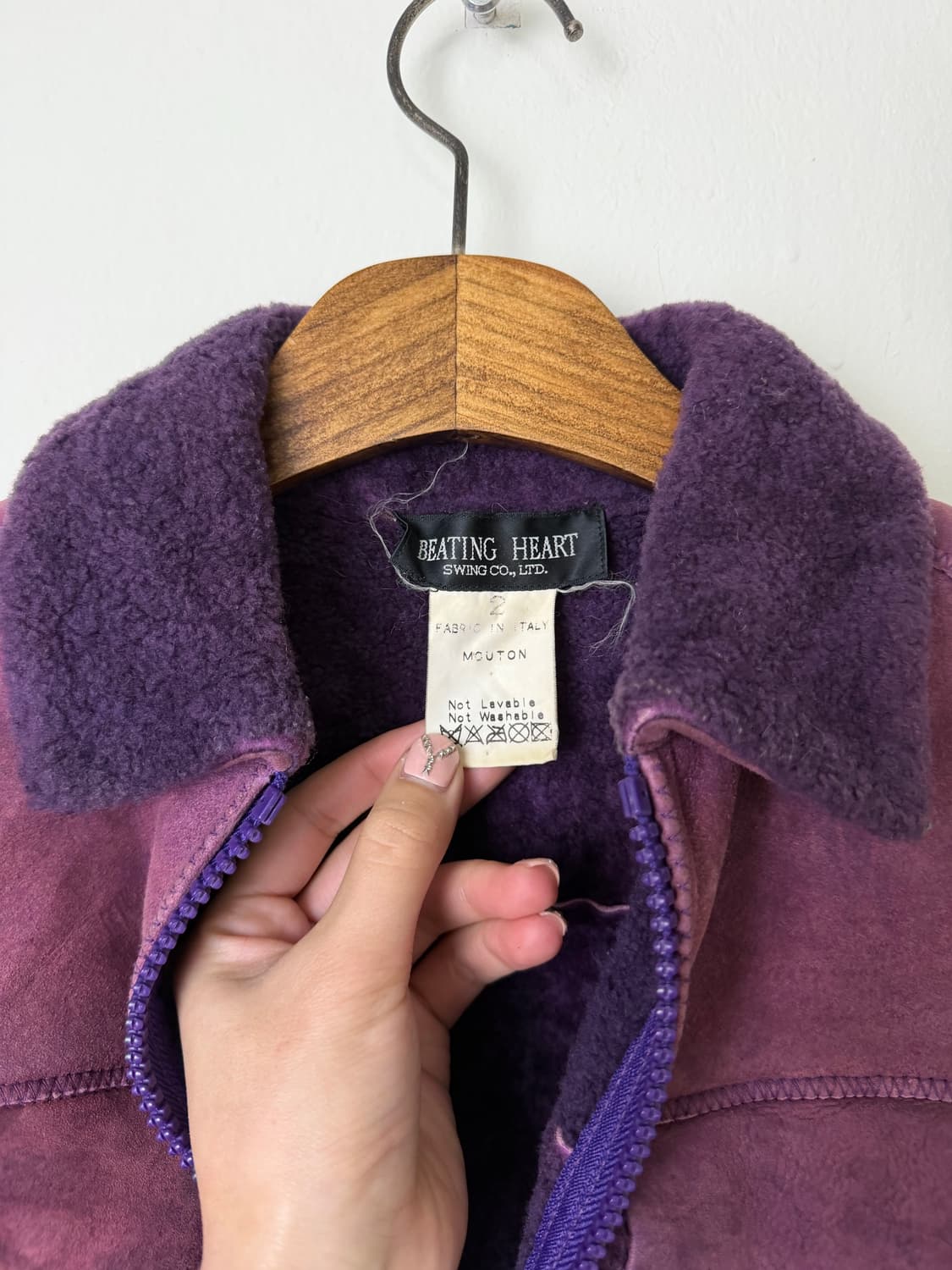 BEATING HEART 이태리 무톤 자켓 상품이미지7