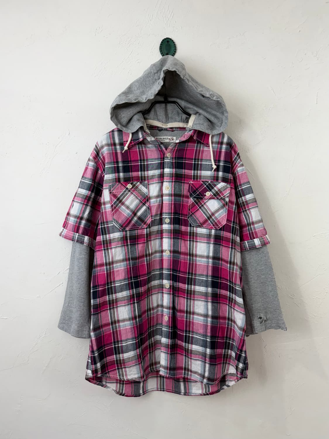 RUSH/HOUR 레이어드 셔츠 상품이미지1