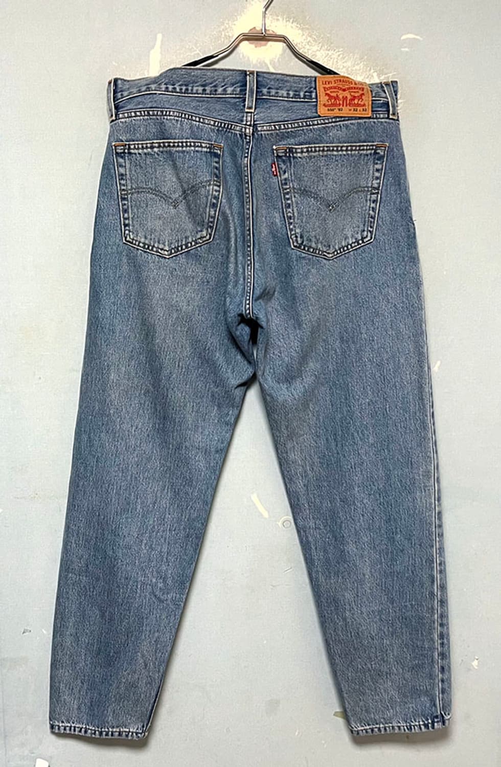 리바이스 550 '92 남자 청바지 릴렉스테이퍼드핏 캐주얼 춘추 L 32 상품이미지2