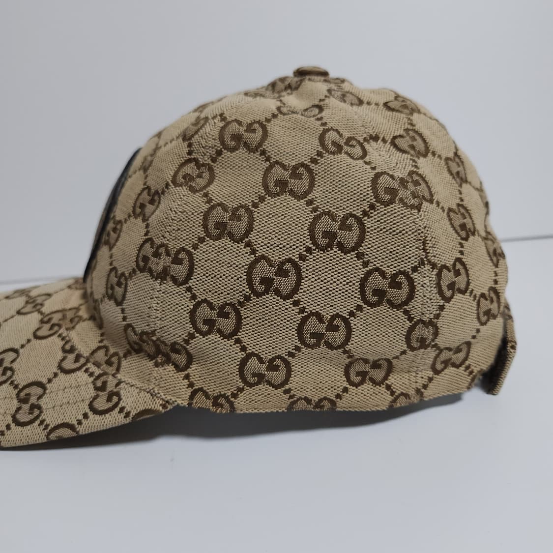 [S] 구찌 베이지 로고 볼캡 모자 상품이미지3