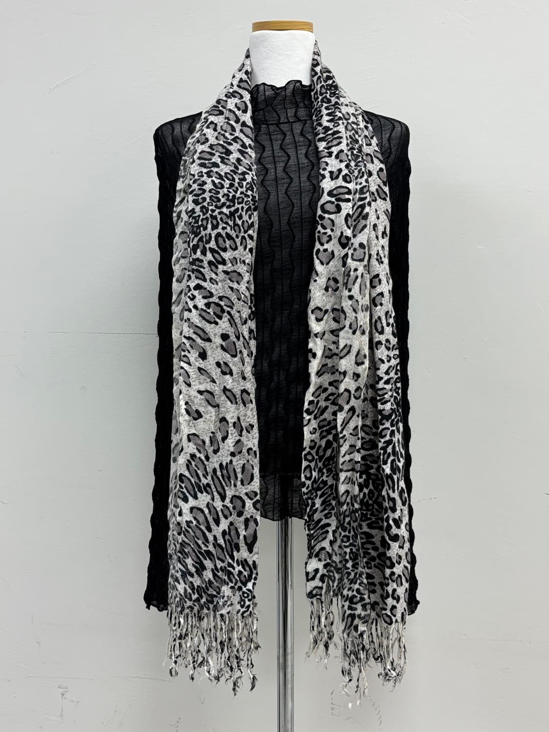 빈티지 레오파드 머플러 상품이미지3