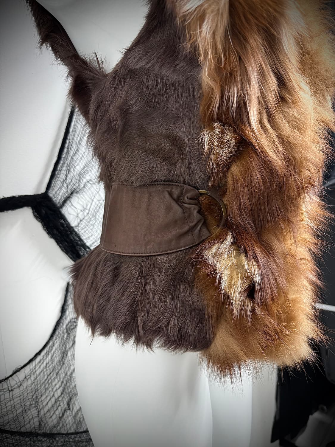 00s fur detailed fur vest 상품이미지2