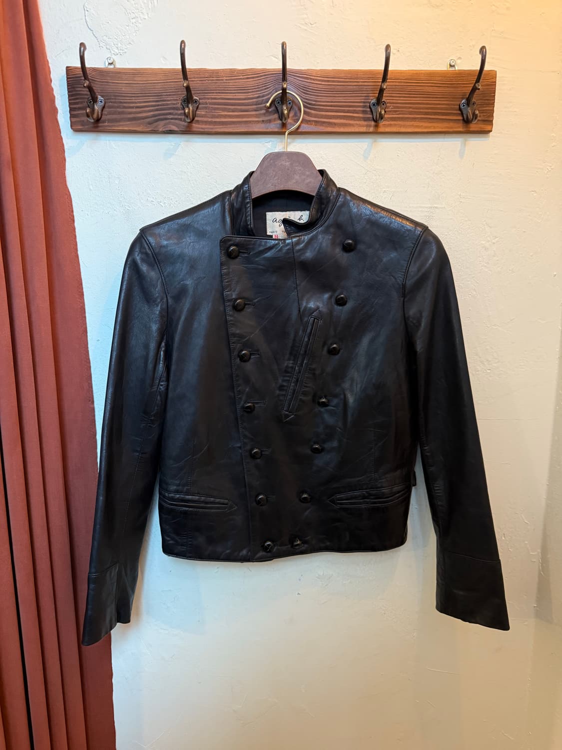 아네스베 나폴레옹 가죽자켓 상품이미지1