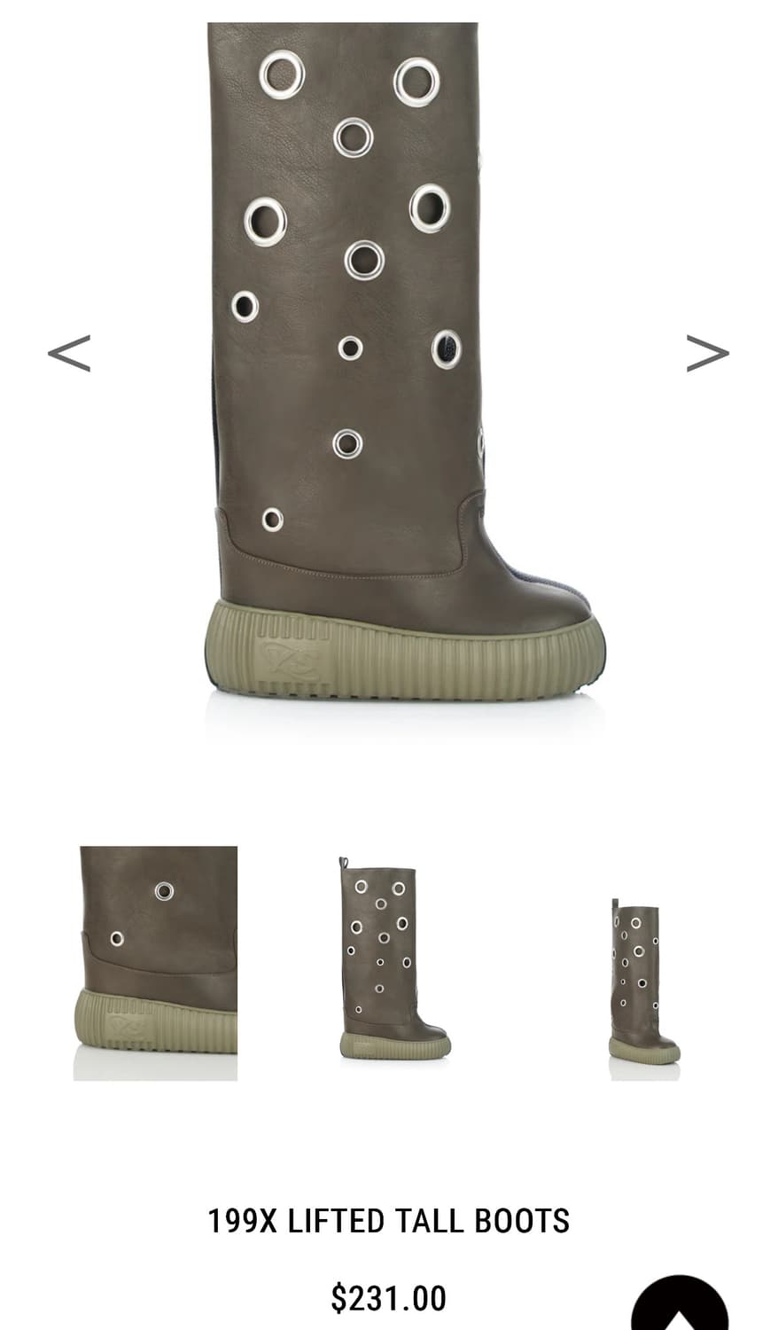 YELLO  아일릿 부츠 199X LIFTED TALL BOOTS 상품이미지2