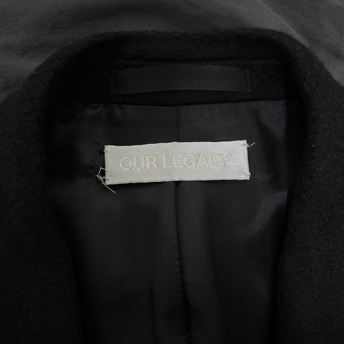 아워레가시 블랙 웨일 코트 50 사이즈 상품이미지3