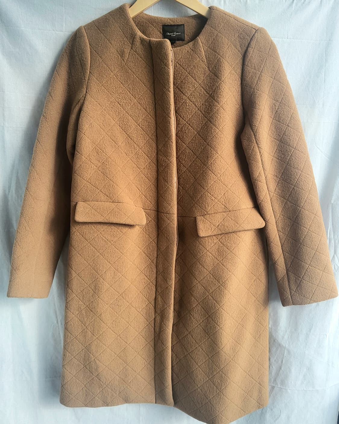 DEMI LUXE BEAMS 데미 럭스 빔즈 울 모직 코트 여성용 S 상품이미지1