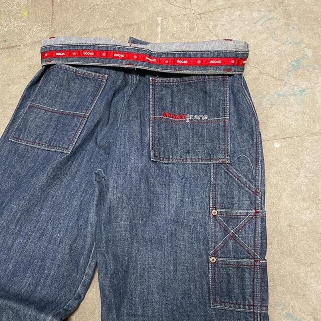 90s 스푼 디테일 카펜터 진 (32)  상품이미지2