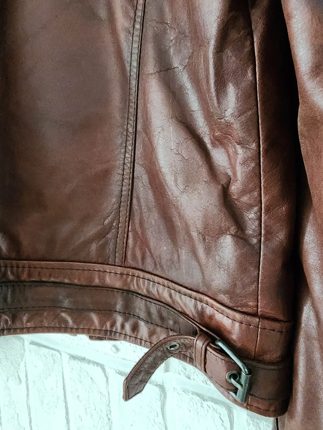 마시모두띠 가죽 점퍼 상품이미지8