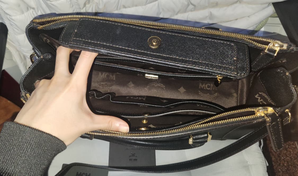 MCM 누오보 엘 L사이즈 블랙 상품이미지5
