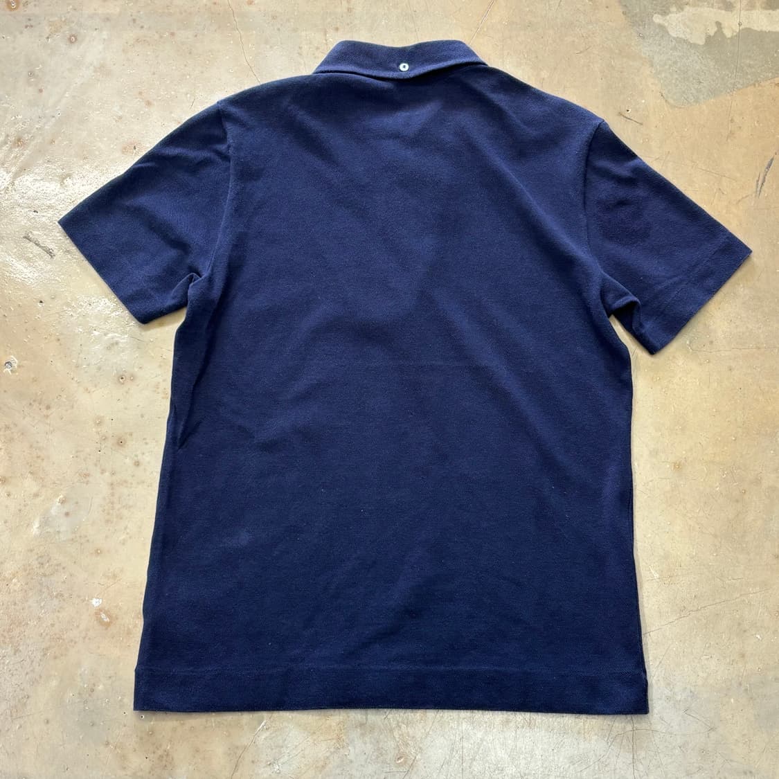 S 스톤아일랜드 네이비 카라 반팔티셔츠 상품이미지3