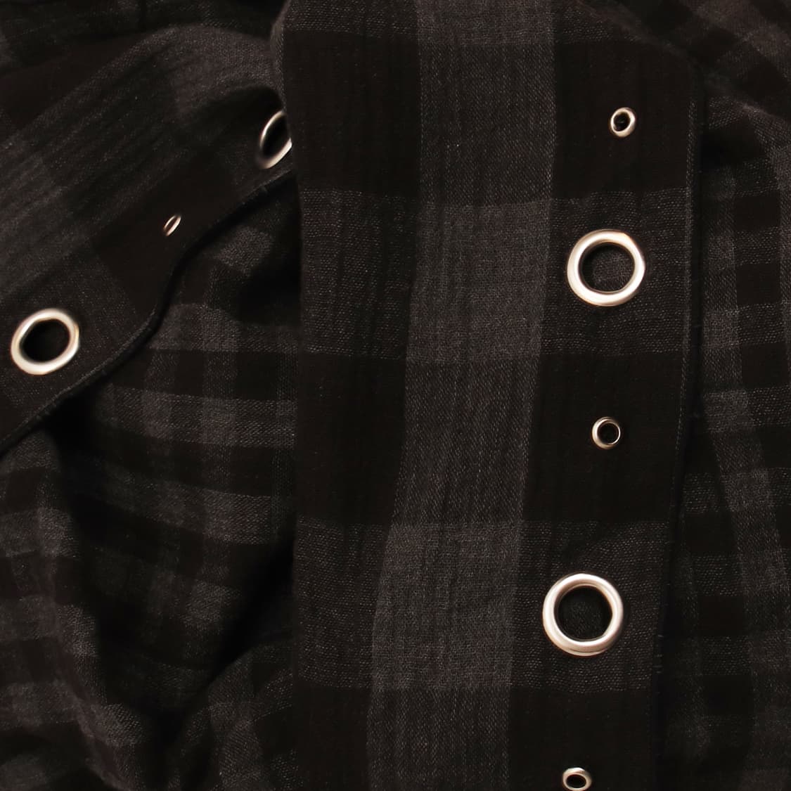 TWO CHECK EYELET SCARF 상품이미지4