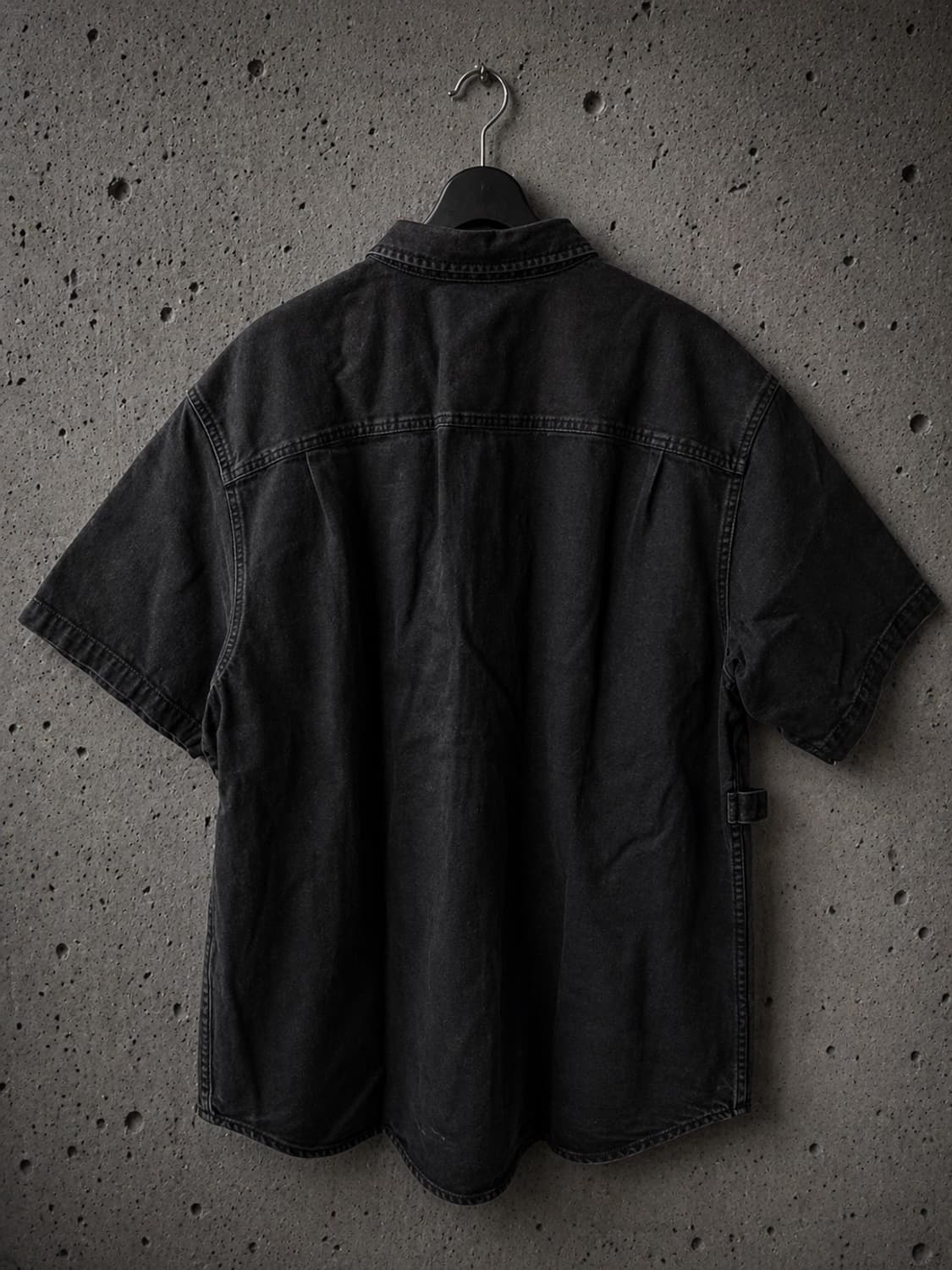 슈프림 루즈 핏 숏슬리브 데님 페인터 셔츠 블랙 상품이미지2